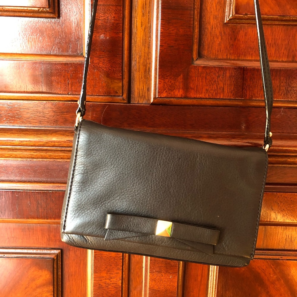 Kate Spade Black Leather crossbody bag